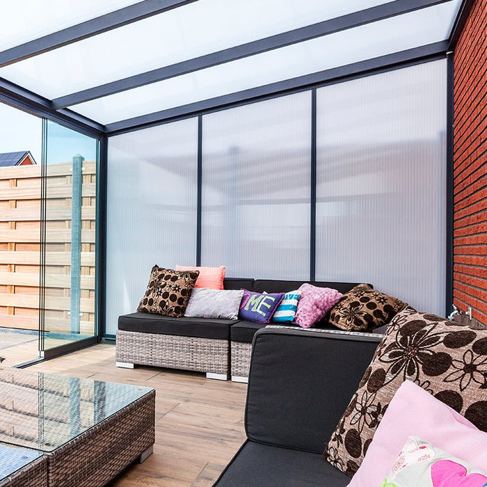Skyline Aluminium Glass Sun Room Veranda Glass Doors